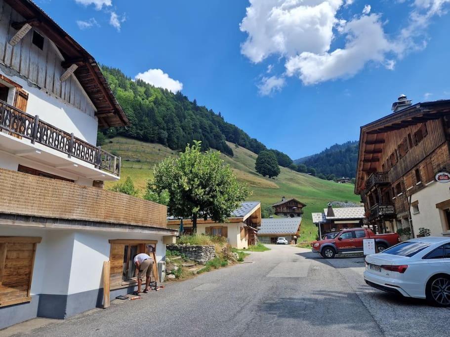 Appartement La Duchere Le Plan-La Giettaz Massif Des Aravis Eksteriør bilde