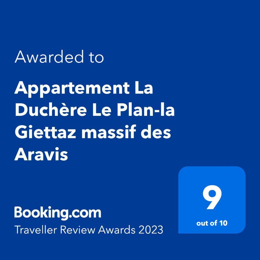 Appartement La Duchere Le Plan-La Giettaz Massif Des Aravis Eksteriør bilde