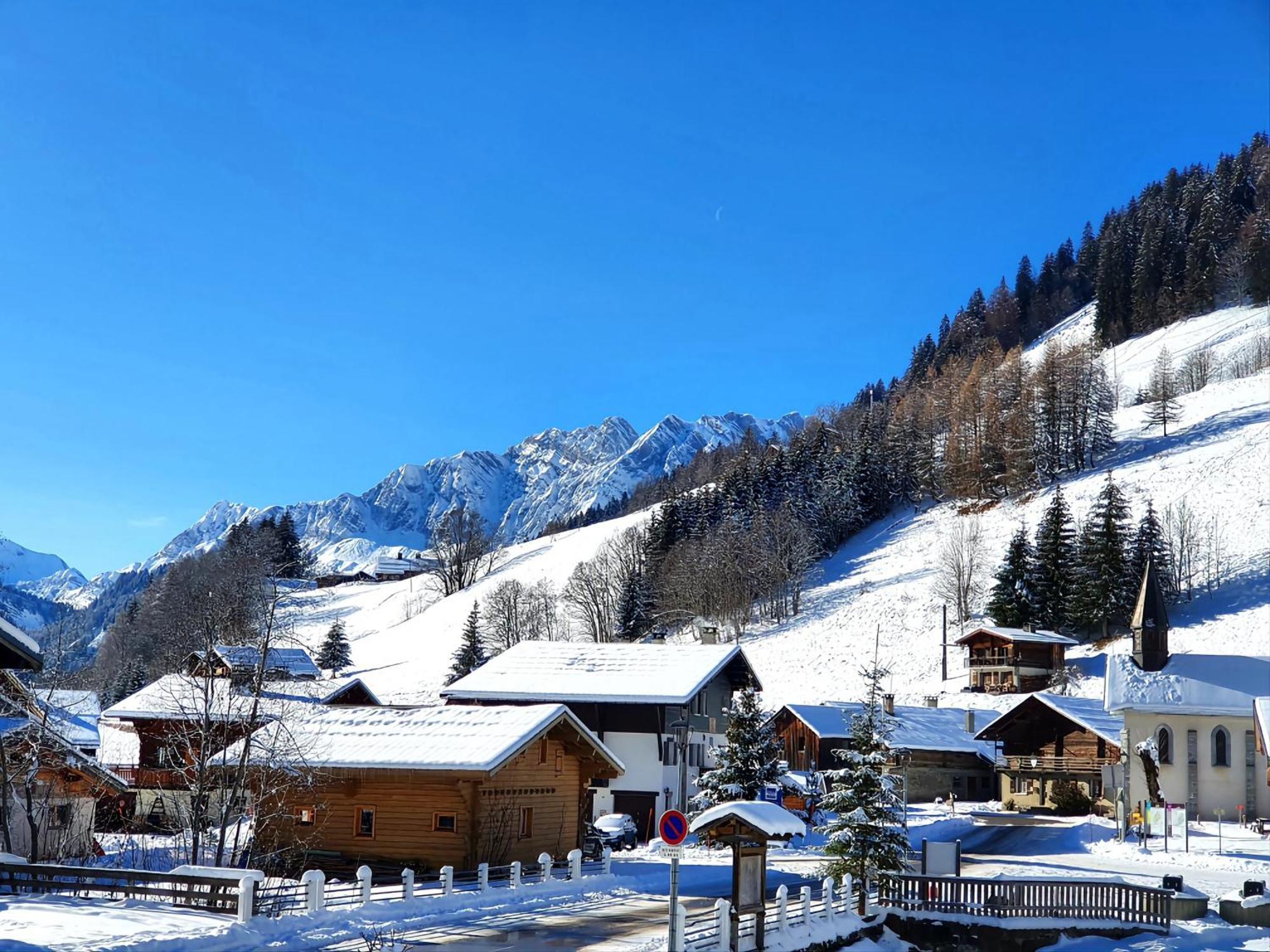 Appartement La Duchere Le Plan-La Giettaz Massif Des Aravis Eksteriør bilde