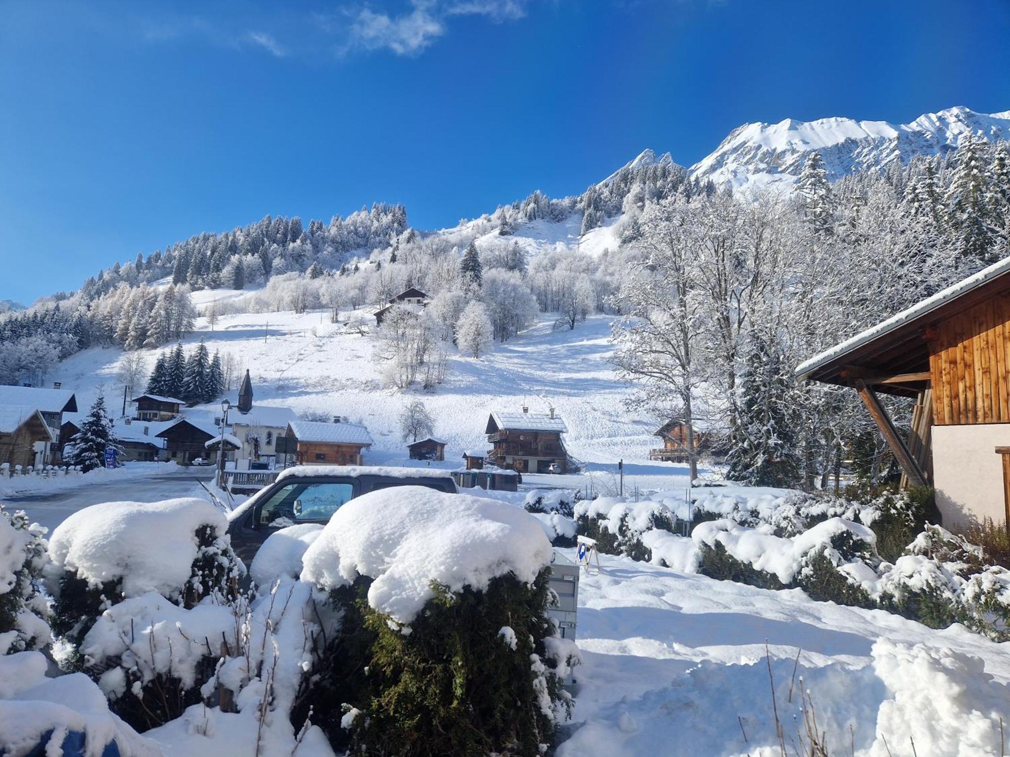 Appartement La Duchere Le Plan-La Giettaz Massif Des Aravis Eksteriør bilde